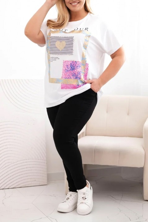 Tricou NOSTERFA WHITE, Culoare: alb, IVET.RO - Reduceri de până la -80%