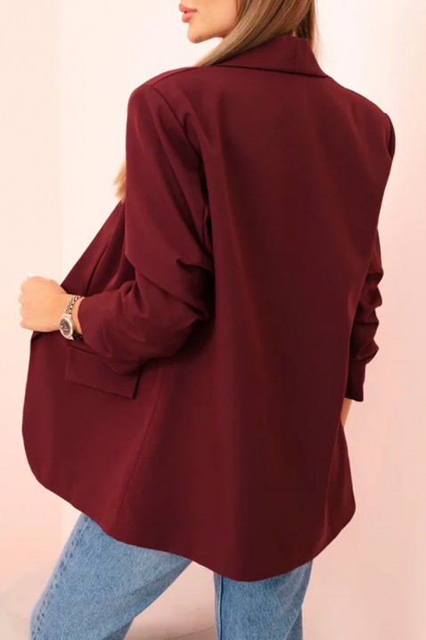 Sacou LALINA BORDO, Culoare: bordo, IVET.RO - Reduceri de până la -80%
