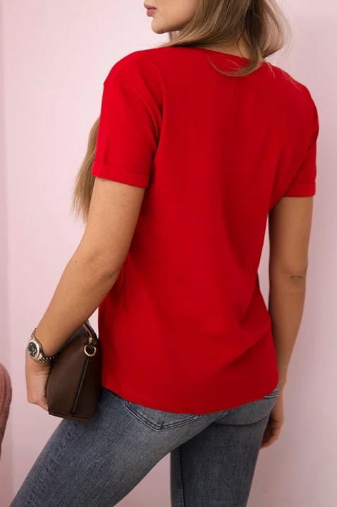 Tricou DERONZA RED, Culoare: roșu, IVET.RO - Reduceri de până la -80%