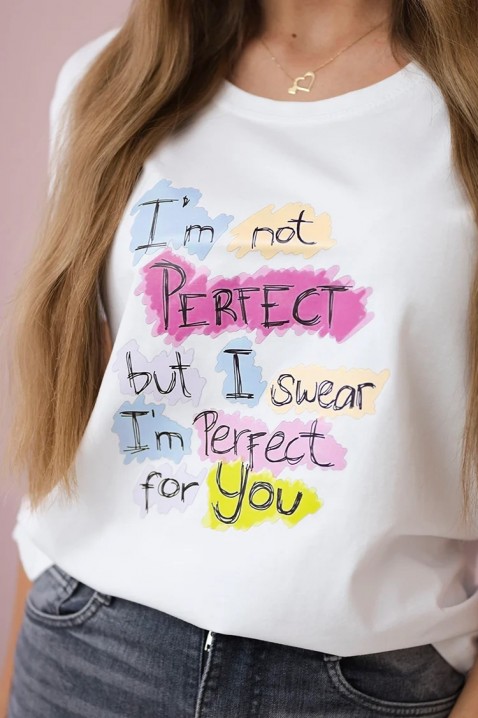 Tricou DERONZA WHITE, Culoare: alb, IVET.RO - Reduceri de până la -80%