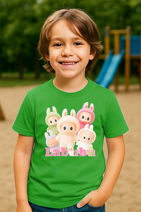 Tricou copii LABUBU KIDDY GREEN, Culoare: verde, IVET.RO - Reduceri de până la -80%