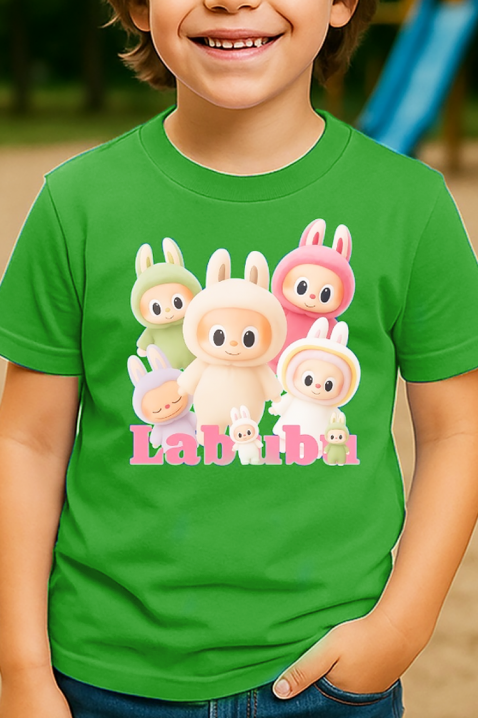 Tricou copii LABUBU KIDDY GREEN, Culoare: verde, IVET.RO - Reduceri de până la -80%