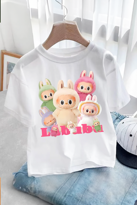 Tricou copii LABUBU KIDDY WHITE, Culoare: alb, IVET.RO - Reduceri de până la -80%
