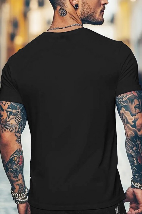 Tricou bărbați BERKEDO BLACK, Culoare: negru, IVET.RO - Reduceri de până la -80%