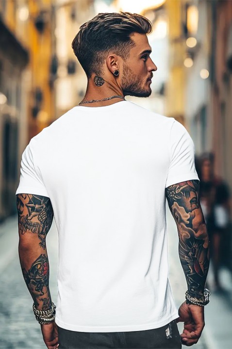 Tricou bărbați BERKEDO WHITE, Culoare: alb, IVET.RO - Reduceri de până la -80%