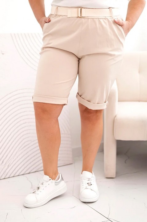 Pantaloni scurți LOMINERA BEIGE, Culoare: bej, IVET.RO - Reduceri de până la -80%