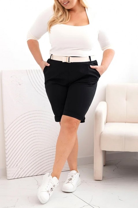 Pantaloni scurți LOMINERA BLACK, Culoare: negru, IVET.RO - Reduceri de până la -80%