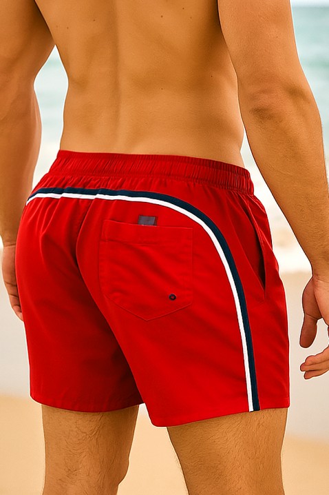 Pantaloni scurți de înot KREFELO RED, Culoare: roșu, IVET.RO - Reduceri de până la -80%