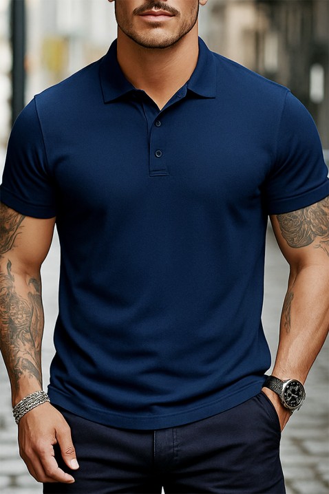 Tricou bărbați DEREZO, Culoare: bleumarin, IVET.RO - Reduceri de până la -80%