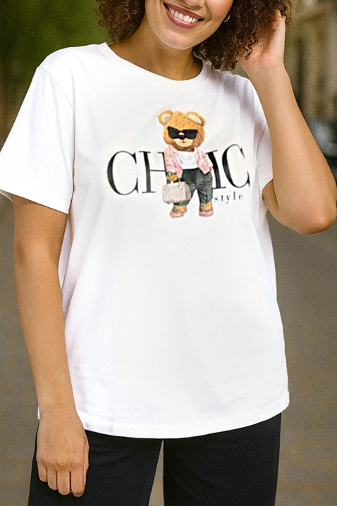 Tricou CLIKONA WHITE, Culoare: alb, IVET.RO - Reduceri de până la -80%