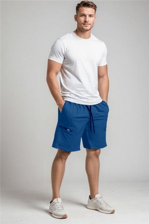 Pantaloni scurți pentru bărbați BINERFO BLUE, Culoare: albastru, IVET.RO - Reduceri de până la -80%