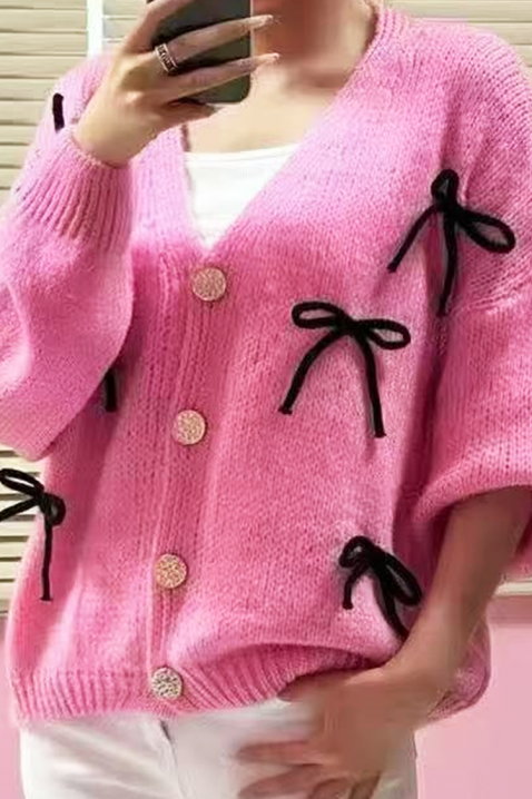 Cardigan UNIKANA PINK, Culoare: roz, IVET.RO - Reduceri de până la -80%