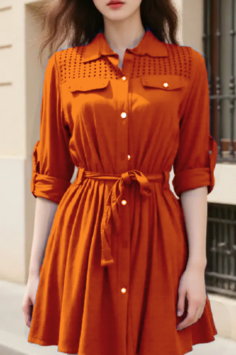 Rochie DELFERZA ORANGE, Culoare: portocaliu, IVET.RO - Reduceri de până la -80%