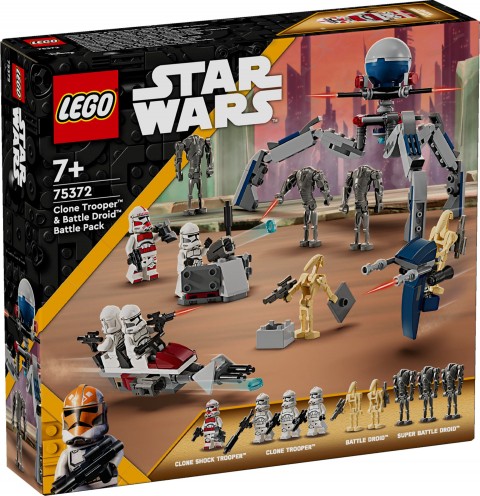 75372 | Pachet de luptă stormtroopers clone și droizi de luptăIVET.RO - Reduceri de până la -80%