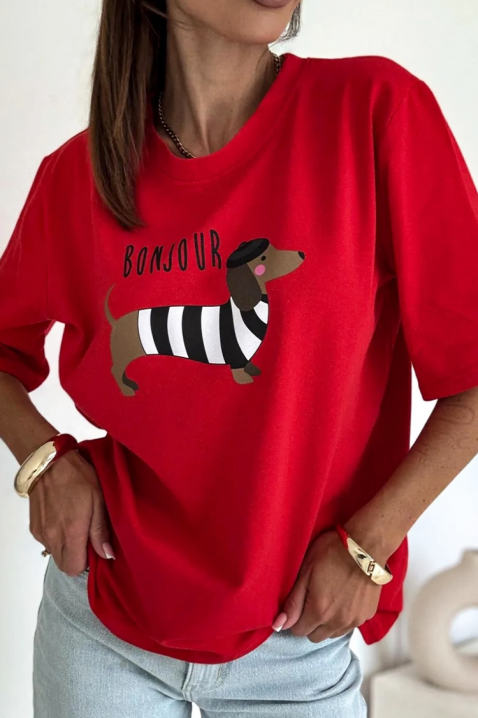 Tricou ERTIOSA RED, Culoare: roșu, IVET.RO - Reduceri de până la -80%