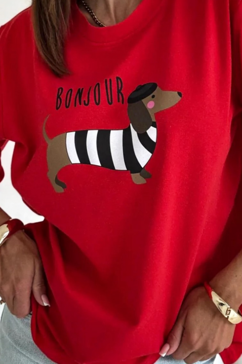 Tricou ERTIOSA RED, Culoare: roșu, IVET.RO - Reduceri de până la -80%