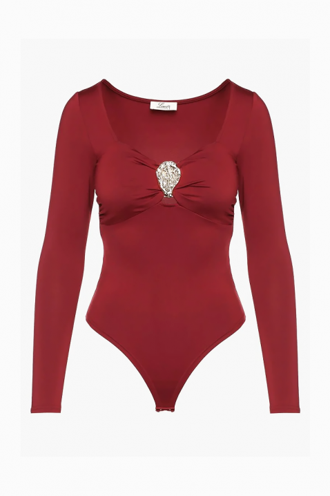 Body – bluză ROMINFA RED, Culoare: roșu, IVET.RO - Reduceri de până la -80%