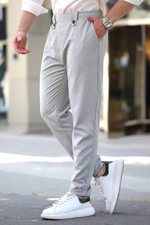 Pantaloni bărbați NEJEZO GREY, Culoare: gri, IVET.RO - Reduceri de până la -80%