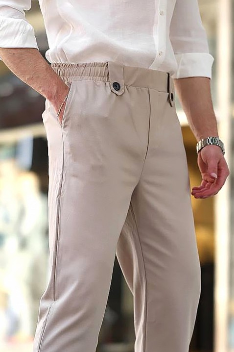 Pantaloni bărbați NEJEZO BEIGE, Culoare: bej, IVET.RO - Reduceri de până la -80%