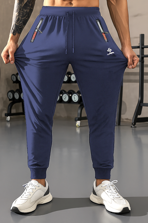 Pantaloni bărbați MOGOZO NAVY, Culoare: bleumarin, IVET.RO - Reduceri de până la -80%