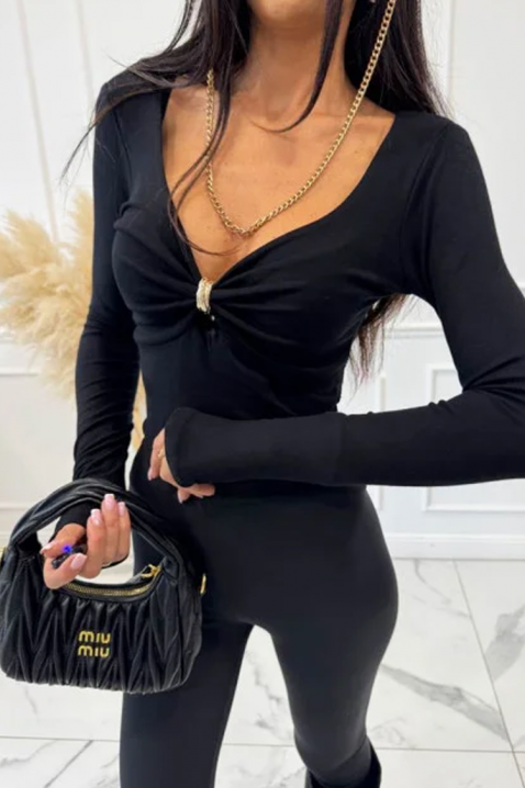 Bluză damă DRALMORFA BLACK, Culoare: negru, IVET.RO - Reduceri de până la -80%