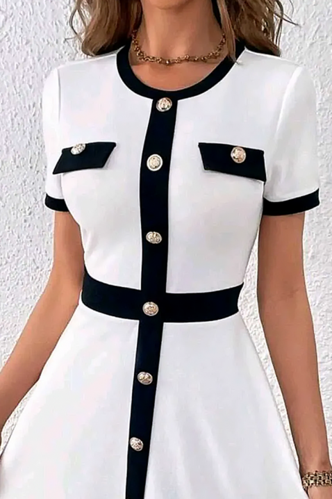 Rochie STALIANA WHITE, Culoare: alb, IVET.RO - Reduceri de până la -80%