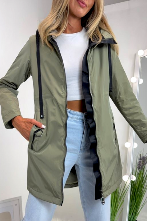 Geacă POINELJA KHAKI, Culoare: khaki, IVET.RO - Reduceri de până la -80%
