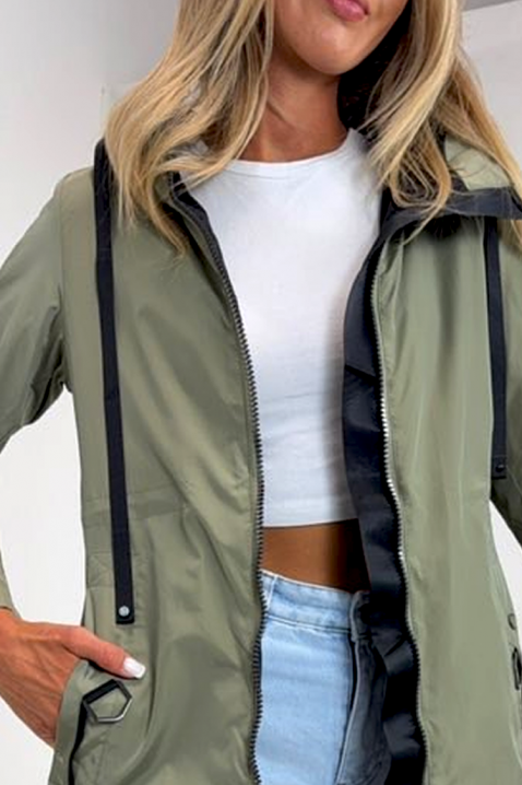Geacă POINELJA KHAKI, Culoare: khaki, IVET.RO - Reduceri de până la -80%
