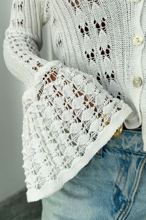 Vestă ZALFERDA WHITE, Culoare: alb, IVET.RO - Reduceri de până la -80%