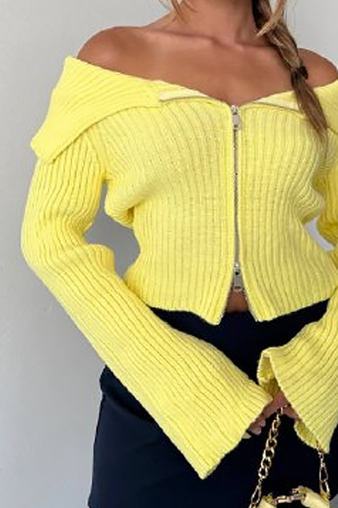 Cardigan TREMORDA YELLOW, Culoare: galben, IVET.RO - Reduceri de până la -80%