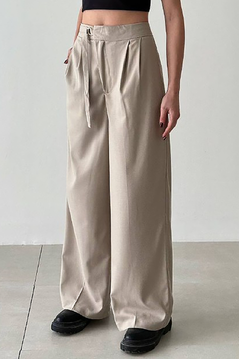 Pantaloni ELAINA BEIGE, Culoare: bej, IVET.RO - Reduceri de până la -80%
