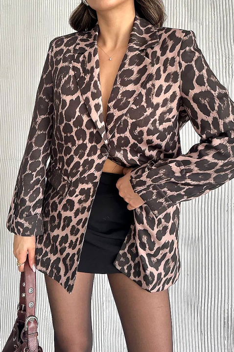Sacou BORMELZA, Culoare: leopard, IVET.RO - Reduceri de până la -80%