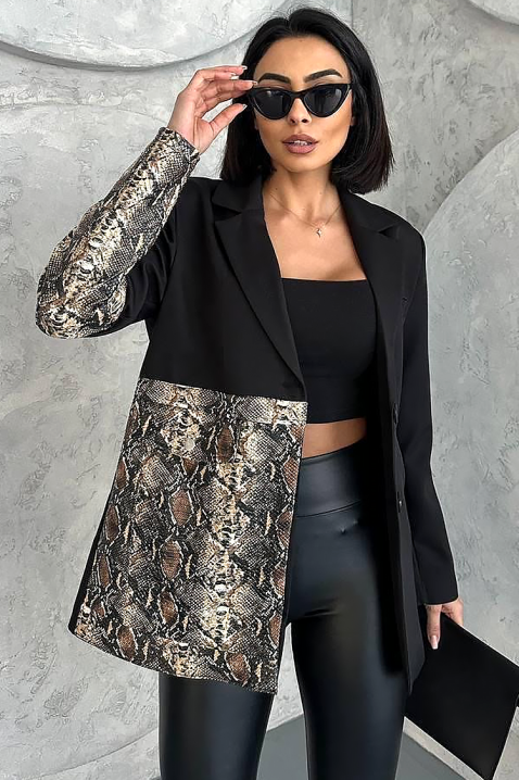 Sacou PLOGENA BLACK, Culoare: negru, IVET.RO - Reduceri de până la -80%