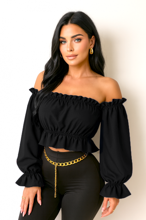 Bluză damă BLUZERA BLACK, Culoare: negru, IVET.RO - Reduceri de până la -80%