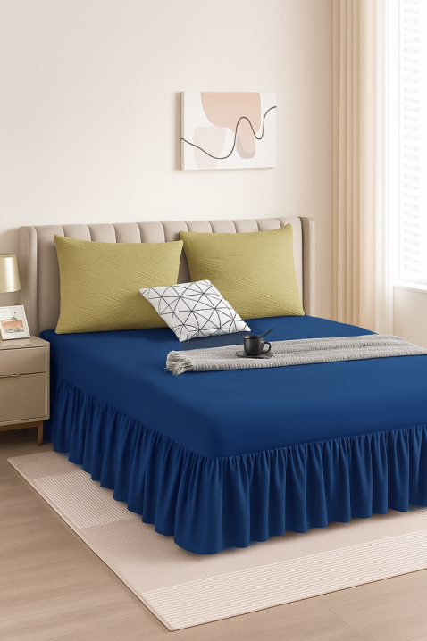 Cuvertură de pat BENJILFA NAVY 180х200 cm, Culoare: bleumarin, IVET.RO - Reduceri de până la -80%