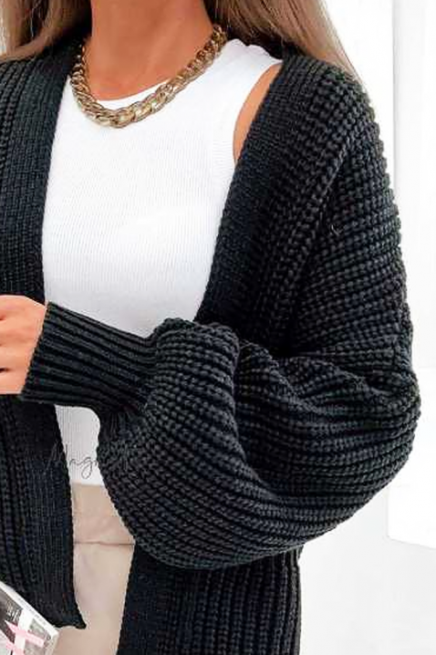 Cardigan KOMFINA, Culoare: negru, IVET.RO - Reduceri de până la -80%