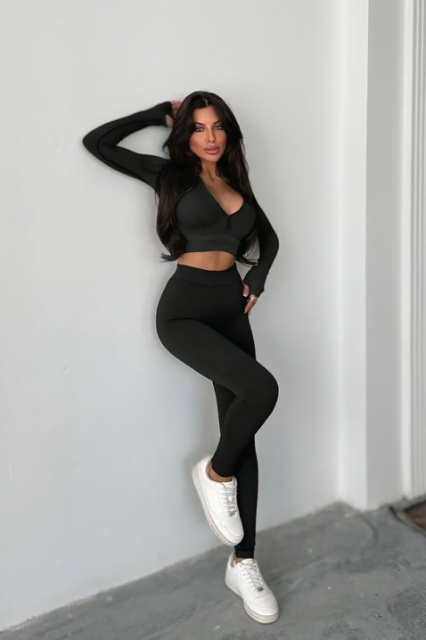 Set sport RAINDINA BLACK, Culoare: negru, IVET.RO - Reduceri de până la -80%
