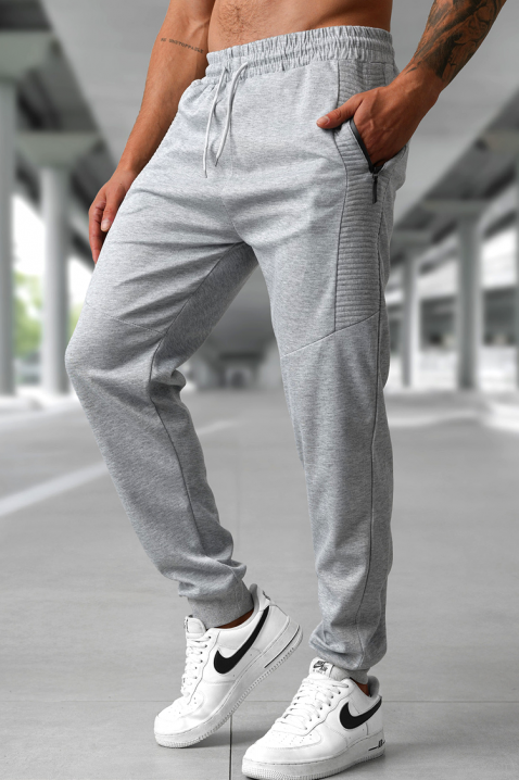 Pantaloni bărbați RENEGO GREY, Culoare: gri, IVET.RO - Reduceri de până la -80%