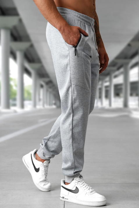 Pantaloni bărbați RENEGO GREY, Culoare: gri, IVET.RO - Reduceri de până la -80%