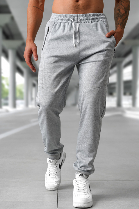 Pantaloni bărbați RENEGO GREY, Culoare: gri, IVET.RO - Reduceri de până la -80%