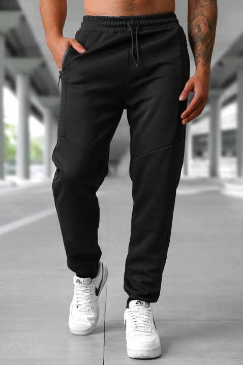 Pantaloni bărbați RENEGO BLACK, Culoare: negru, IVET.RO - Reduceri de până la -80%