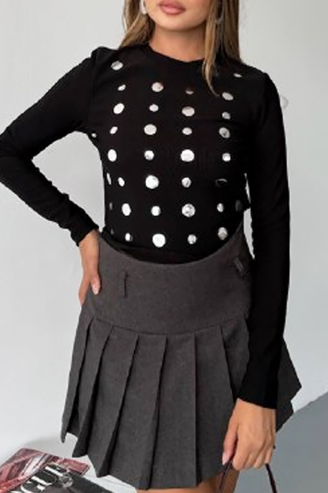 Bluză damă BLAZDANA BLACK, Culoare: negru, IVET.RO - Reduceri de până la -80%