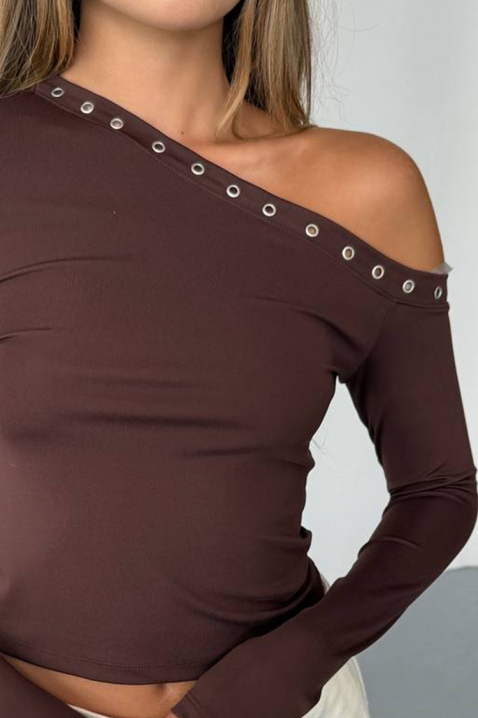 Bluză damă LAVINDA BROWN, Culoare: maro, IVET.RO - Reduceri de până la -80%