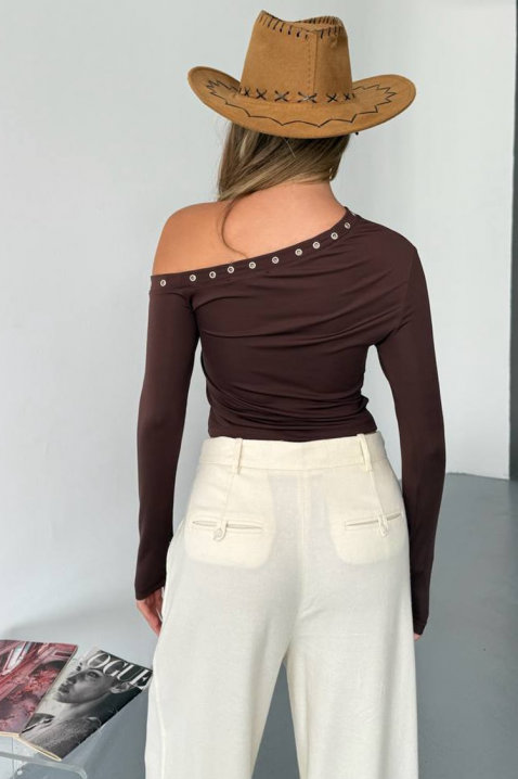 Bluză damă LAVINDA BROWN, Culoare: maro, IVET.RO - Reduceri de până la -80%