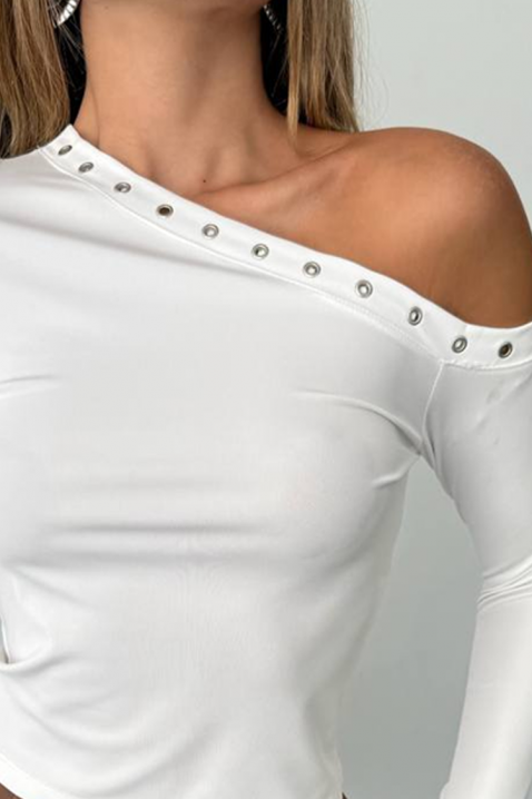 Bluză damă LAVINDA WHITE, Culoare: alb, IVET.RO - Reduceri de până la -80%