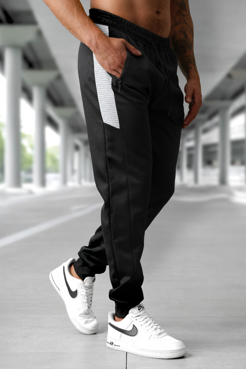 Pantaloni bărbați XEJO BLACK, Culoare: negru, IVET.RO - Reduceri de până la -80%