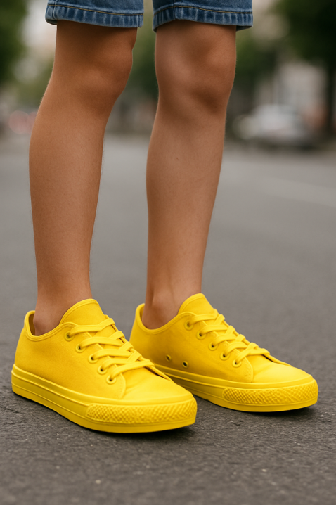 Teniși copii LEONEO YELLOW, Culoare: galben, IVET.RO - Reduceri de până la -80%