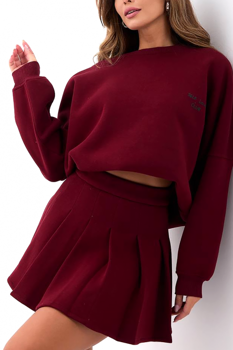 Set LOMIRFA BORDO, Culoare: bordo, IVET.RO - Reduceri de până la -80%