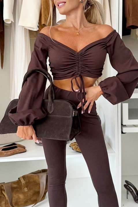 Set DARVELNA BROWN, Culoare: maro, IVET.RO - Reduceri de până la -80%