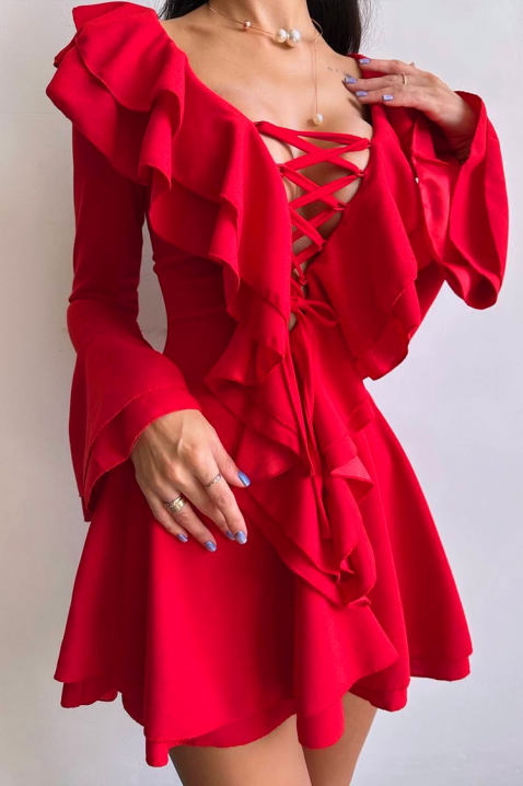 Rochie ZARMOLDA RED, Culoare: roșu, IVET.RO - Reduceri de până la -80%